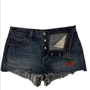 Levi’s 501 Buttonfly Raw Edge Shorts